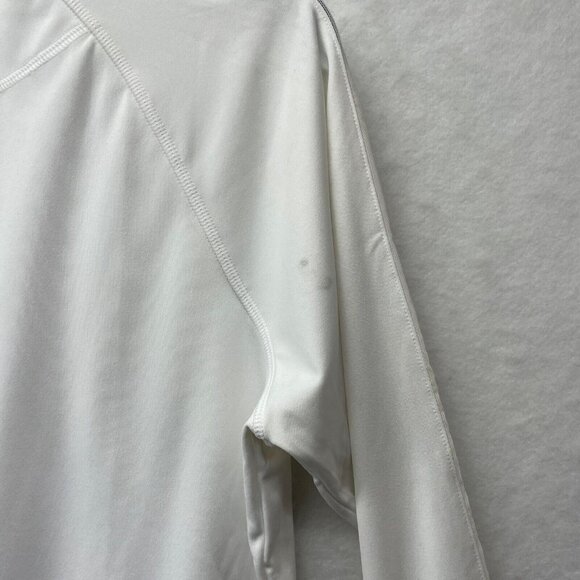 Cutter & Buck Annika Sweatshirt Women's M White Full Zip Mock Neck DryTec 50UPF+ - Picture 10 of 12